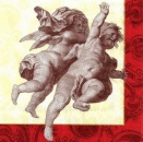 s9522 - Classic Angels - red - Servietten - Packung - 20 Stück