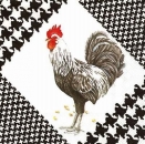 s9549 - Steppage Gait - black - Servietten - Packung - 20 Stück