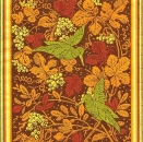 s9633 - Papageno - terra-grün - Servietten - Packung - 20 Stück