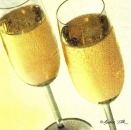 s9801 - Champagner - Servietten - Packung - 20 Stück