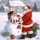 s9952 - Scarf for Snowman - Servietten - Packung - 20 Stück