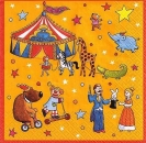 s9z10029 - Zirkus - Serviette - Stückpreis