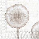 s9z10221 - Pusteblume - grau - Napkins - Package - 20 pcs..