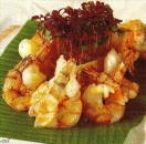 s9z10274 - Grilled Shrimps - Servietten - Packung - 20 Stück