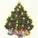 s9z10385 - Weihnachtsbaum - Servietten - Packung - 20 Stück