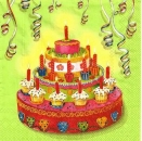 s9z10457 - Party - green - Servietten - Packung - 20 Stück