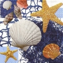 s9z10789 - Starfish and Shells - Servietten - Packung - 20 Stück