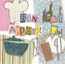 s9z10919 - Kochsalon - Napkins - Package - 20 pcs.