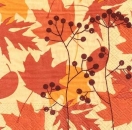 s9z11121 - Modern Leaves - Servietten - Packung - 20 Stück