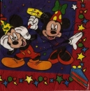 s9z11974 - Mickey & Minnie - Serviette - Stückpreis