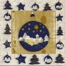 s9z15138 - Weihnachtsdorf - Serviette - Stückpreis