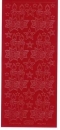 sti0079 - Sticker rot - Weihnachten - Kerzen