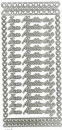 sti0258 - Sticker weiß/gold - Zum Muttertag