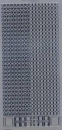 sti0292 - Sticker silber - Kleine Blöcke