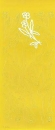 sti0412 - Sticker gelb – Frühlingsblumen