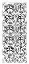 sti0531 -  Sticker silber - Glocken m. Herzchen