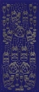 sti0621 -  Sticker blau/gold - Sekt