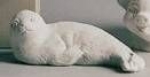 Seehund - 17,5 cm lang - Schrühware