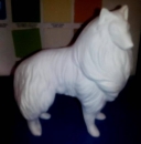 Hund - Collie - 14 x 14 cm – Schrühware