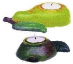 Gießform - Apfel-Birne Teelichtset 2-tlg.