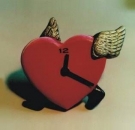 Gießform - Standuhr Amor - 14 x 16 cm