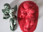 Latexform – Putte – Amor mit Geige – 100 mm