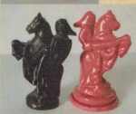 Latexform – Springer zum Schachspiel – König Arthur – 110 mm