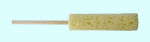 Schwämmchen mit Stiel - Sponge Stick Round – 16 mm – 12 cm lang - Töpfer-Werkzeug – zum Versäubern von Rohware